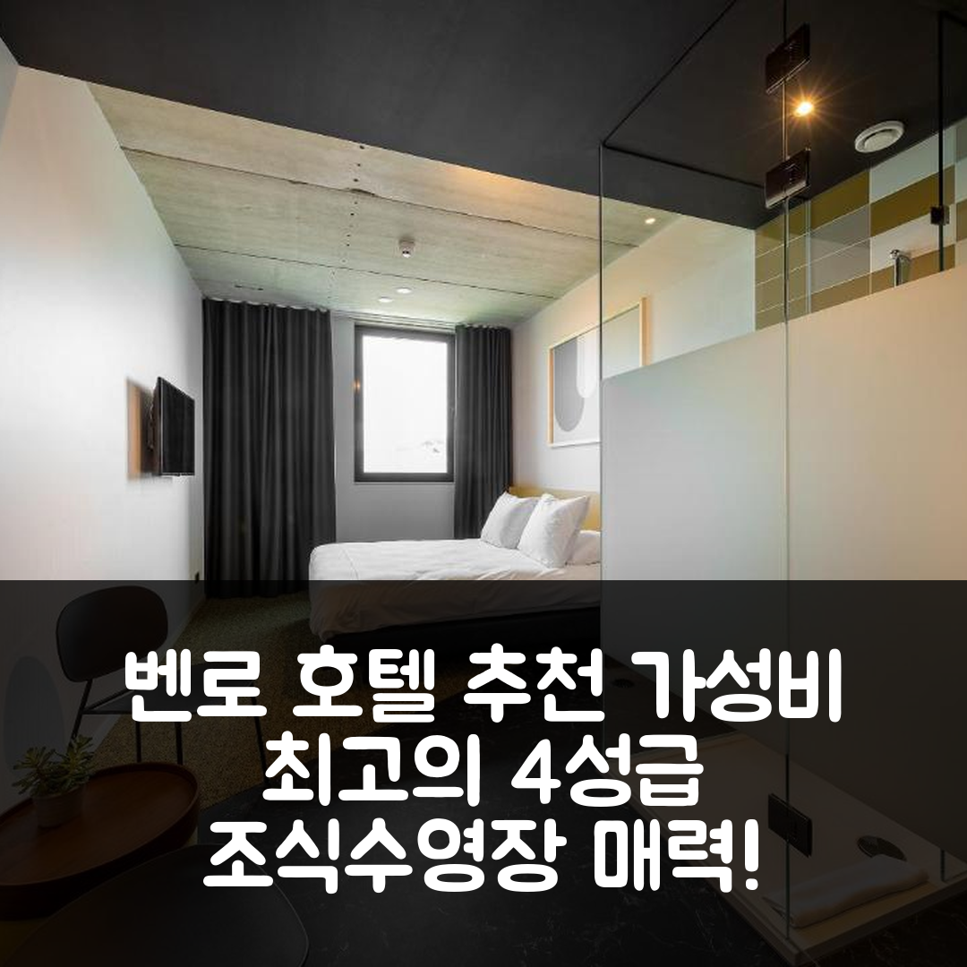벤로 숙소 여행 호텔 추천 미스터 지그스 | 가성비 좋은 4성급 조식과 수영장 위치 5가지 매력