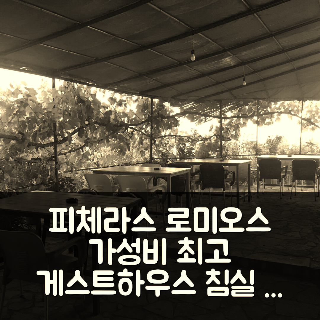 피체라스 숙소 여행 호텔 추천 로미오스 게스트하우스 | 3개 침실과 3개 욕실로 완벽한 가성비와 편안함 5가지 이유