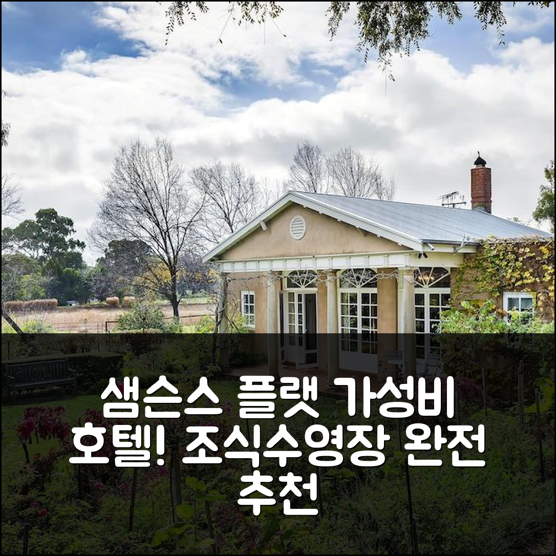 샘슨스 플랫 숙소 여행 호텔 추천 알 루 농장 | 가성비 뛰어난 조식과 수영장 정보 5가지