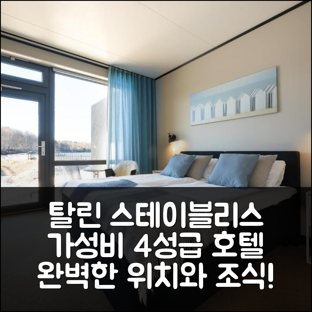 탈린 숙소 여행 호텔 추천 스테이블리스 하벤 카쿠마에 | 가성비 좋은 4성급 조식과 위치 완벽한 5가지 이유
