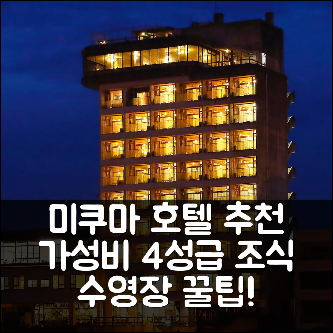 히타 숙소 여행 호텔 추천 미쿠마 호텔 | 가성비 뛰어난 4성급 조식과 수영장 이용법 7가지