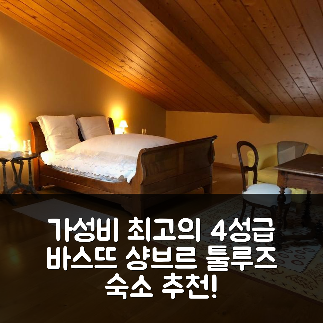 부로크 숙소 여행 호텔 추천 바스뜨 샹브르 프로쉬 툴루즈 | 가성비와 조식이 뛰어난 4성급 위치 정보 5가지